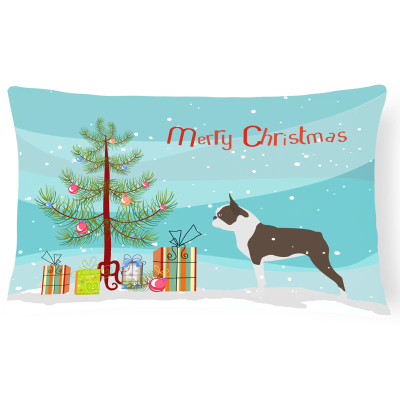 Coussin lombaire intérieur/extérieur boston terrier