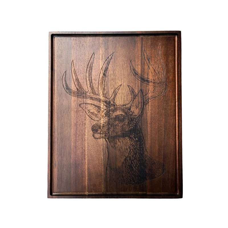 Planche de chasse au cerf - 14 po x 18 po