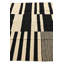 Tapis noir et blanc 5 x 8 Pinkerton