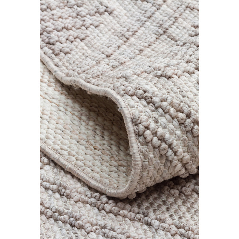 Ralfs Machine Woven Cream Rug, Runner 2'7" x 9'10"