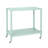 Rubberwood 2-Tier Bar Cart on Wheels