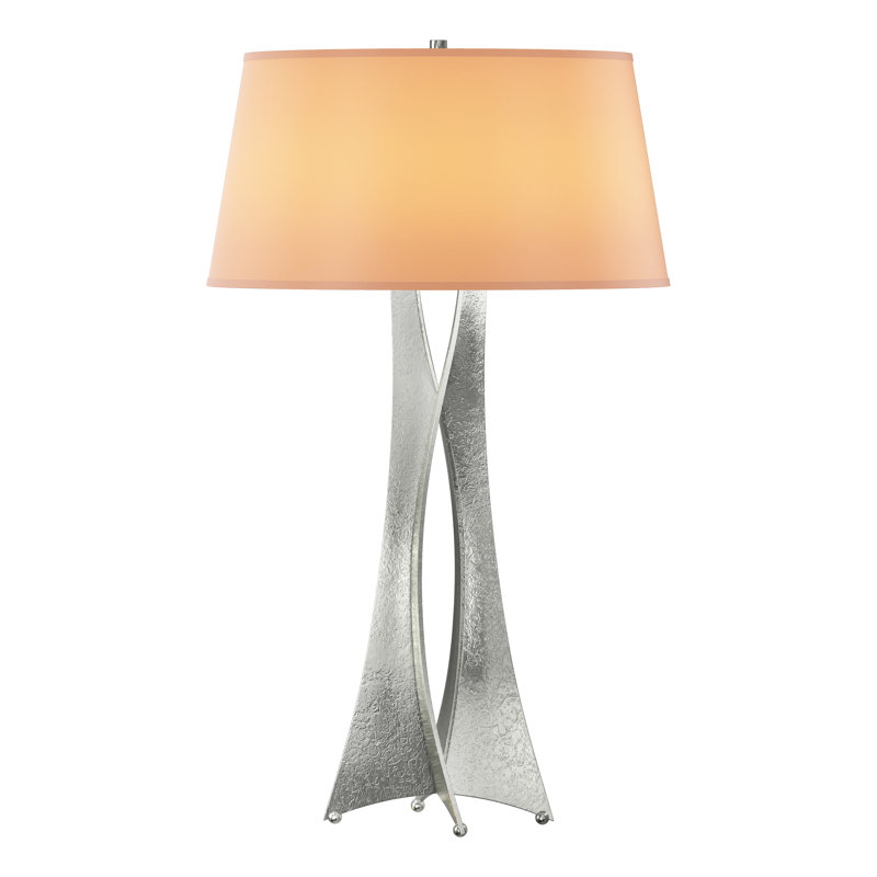 Moreau 33.4" Table Lamp, Sterling, Natural Anna