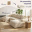 4 Seater Corduroy Sectional-1429252630