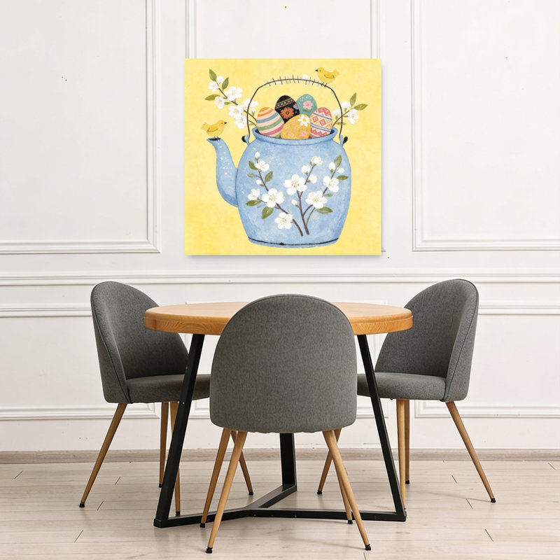 Imprimé mural de Pâques, fleurs de cerisier, nature, printemps, 36" H x 36" W