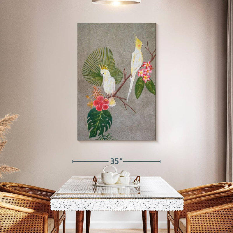 Brampt Cockatoo, 48" H x 32" W