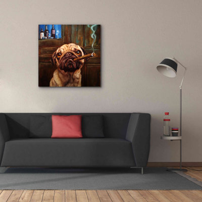 " Uptown Pug " by Lucia Heffernan