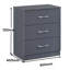 Highbury 3 Drawer Chest of Drawers-1399643111