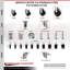 Ensemble de roulettes extensibles en caoutchouc 316S