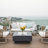 Manhattan 36" Outdoor Concrete Fire Table 45,000 BTU - Includes Lava Rocks & PVC Cover-302516614-355425721