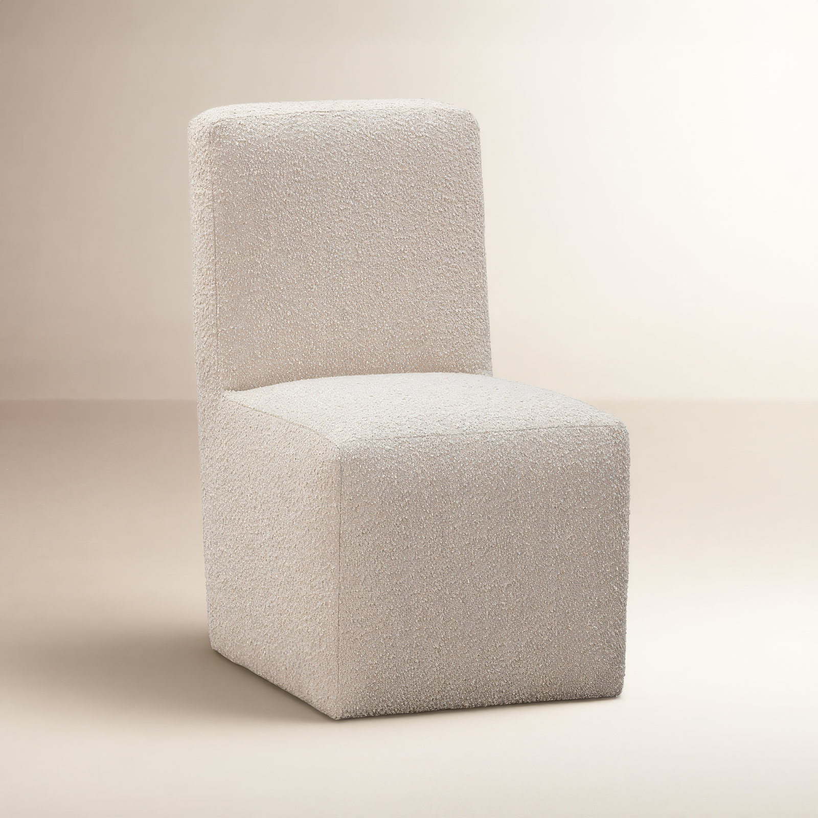 Aslan Linen Dining Chair, Tan