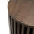 George Oliver Klever End Table with Storage | Round Modern Mid Century Side Table for Small Spaces