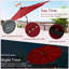 Cayuga 120'' Lighted Market Umbrella-528460681