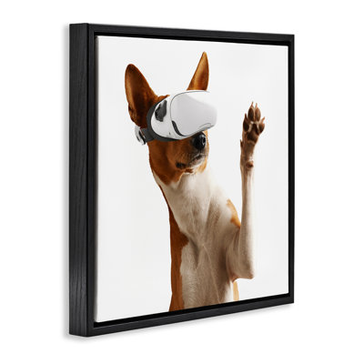 VR Gamer Dog Floating Frame, design by CAD Designs
