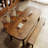 Brown Rectangular Solid Wood Dining Table-227828734