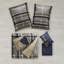 Couette à carreaux complète avec draps et couette respirante, complète