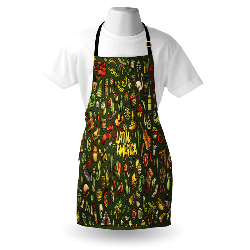 Multicolore Dakota Fields Tablier Hispanique Unisex Amérique Latine
