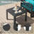 Gillean 8 - Person Modern Aluminum Outdoor Sectional Seating Group with Cushions & Coffee Table, Rust-Resistant Patio Conversation Set-880619959-907778633