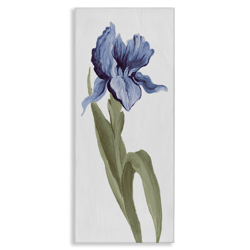 «Blooming Blue Iris» par Elizabeth Medley, H 24 po x l 10 po
