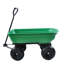 Chariot de jardin avec assemblage facile - pneu de 10 po, capacité de 300 lb, corps de 75 l, poignée de 180 degrés, herbe de pneu de 10 pouces, tour de 75 litres