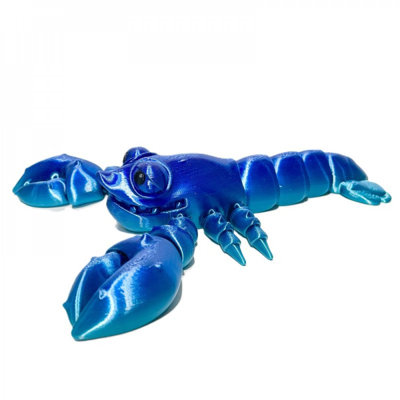 Figurine de homard rouge imprimée en 3D