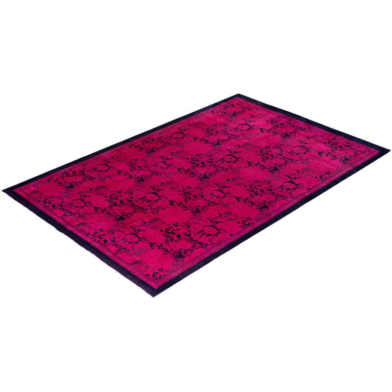 Zosia One-of-a-Kind 5' 10" X 9' 0" Hand Knotted Area Rug