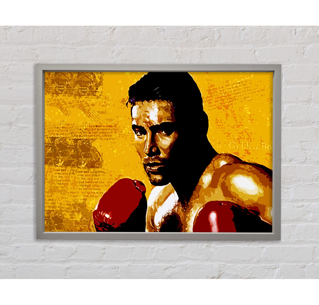 Oscar De La Hoya Golden Boy - Einzelbildrahmen Kunstdrucke auf Leinwand