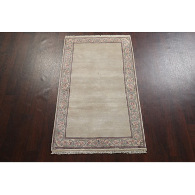 One-of-a-Kind 3' 0''X5' 2'' New Age Wool Area Rug in