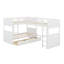 Lit superposé avec lit mezzanine attaché, avec tiroirs-1654121608