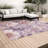 Machine Washable Indoor/Outdoor Chantille ACN2882 Floral Rug-1832707975-1832707974