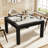 47-Inch Faux Marble Square Dining Table