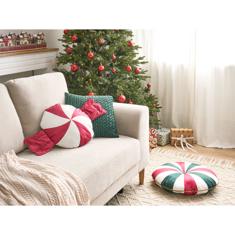 TWIRL TREATS Geometric Novelty Cushion