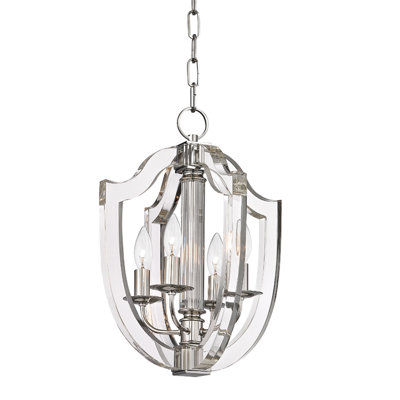 Lustre géométrique unique à 4 lumières Arietta