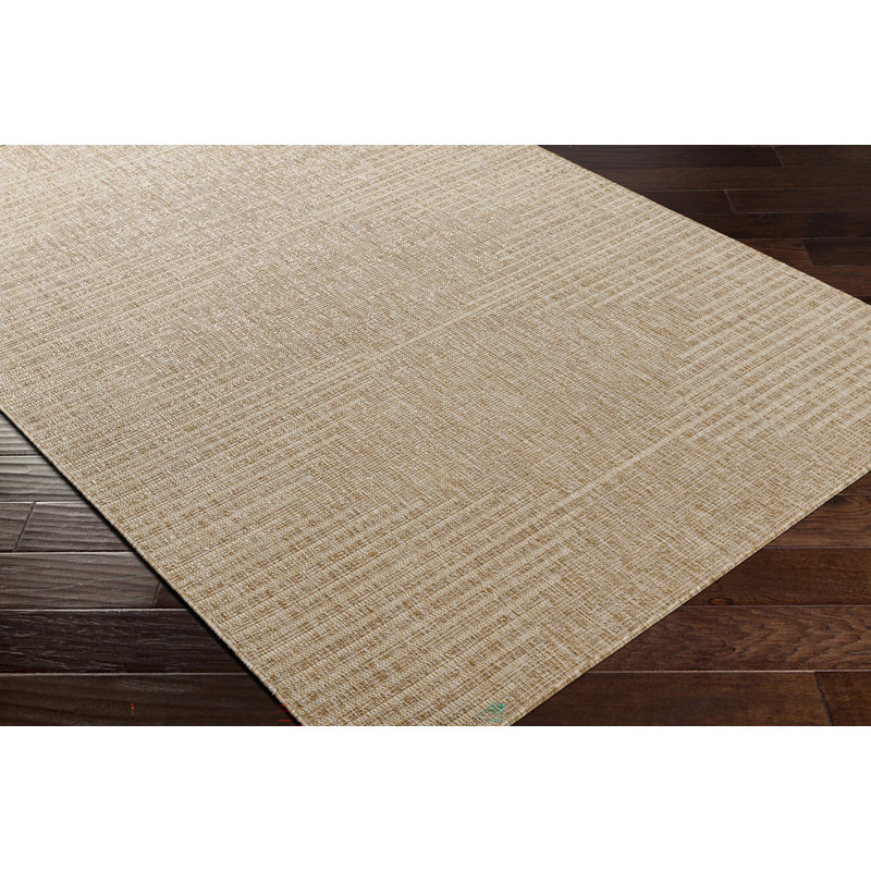 Dement Round Indoor & Outdoor Boho Brown Rug, Round 160cm