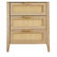 55.1cm W Solid Wood Bedside Table