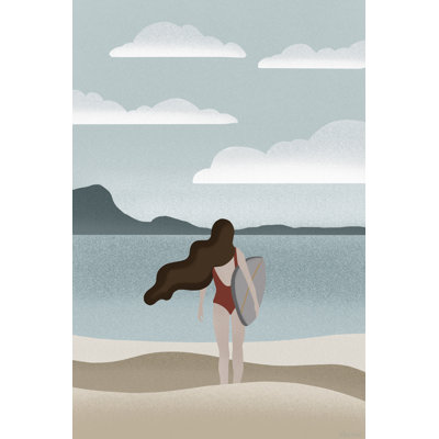 Bergmann Gone Surfing Print on Wrapped Canvas