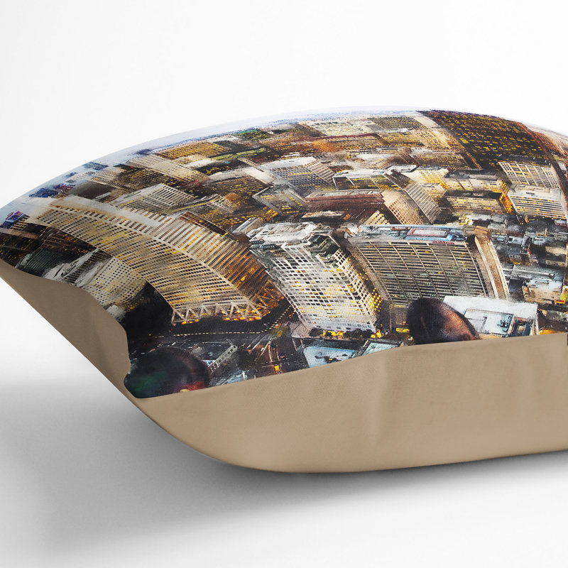 Square Cushion, 40cm H x 40cm W x 15cm D, Stone