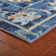Madrid Blue/Gray/Gold Floral Traditional Indoor Performance Area Rug