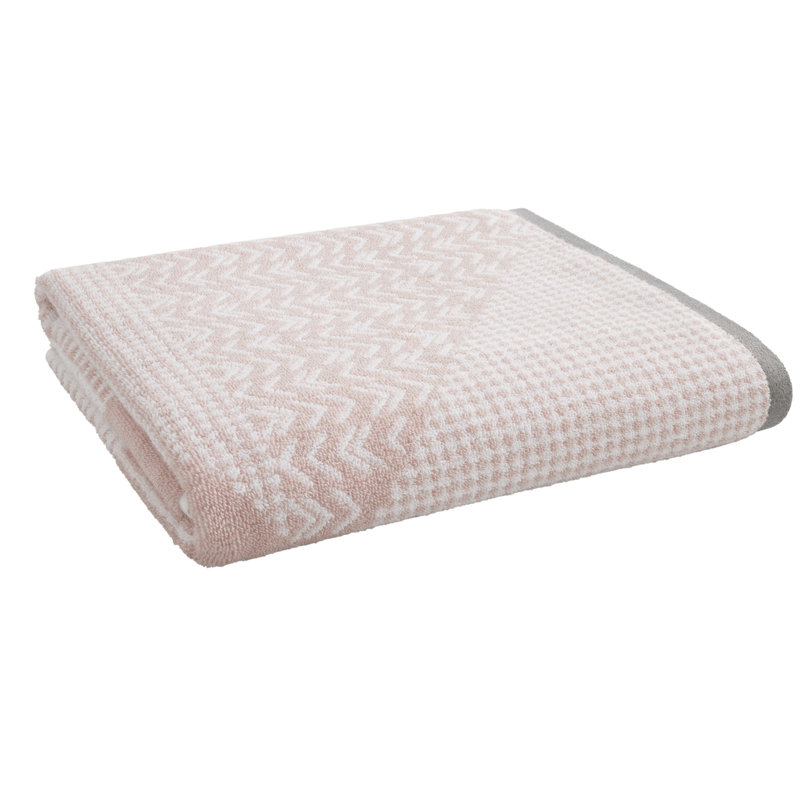 Larsson Geo Hand Towel, Blush