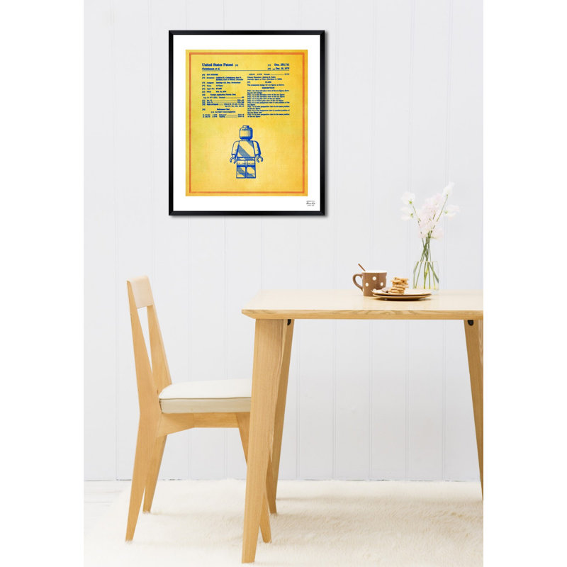 Lego Toy Figure # 3 - Impression sur toile, H 32 po x l 26 po