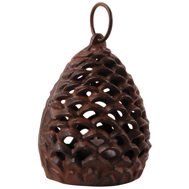 Petite lanterne en fer Pinecone