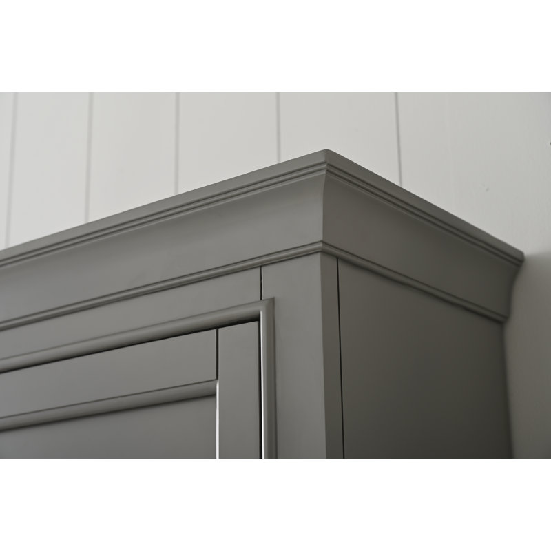 Ensemble de meuble-lavabo double 84 po Arruda, Gris