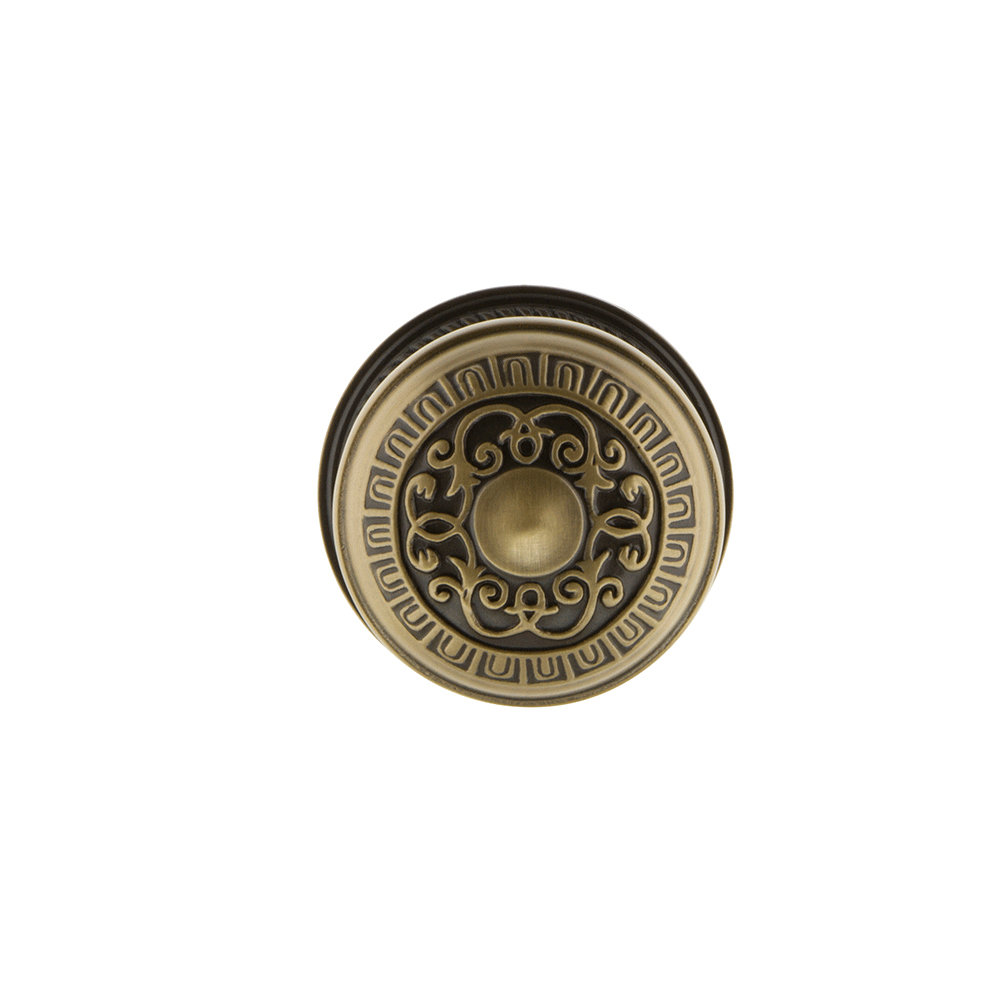 Rope Rosette with Egg & Dart Door Knob Nostalgic Warehouse 