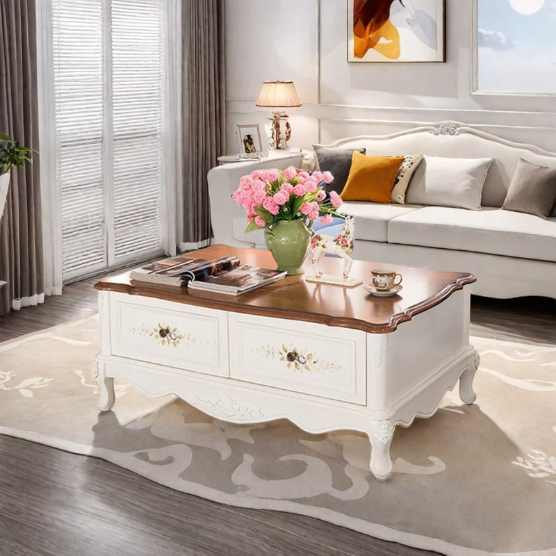 Natural Wood Coffee Table