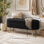 Banc de rangement avec repose-pieds ovale-1294592084
