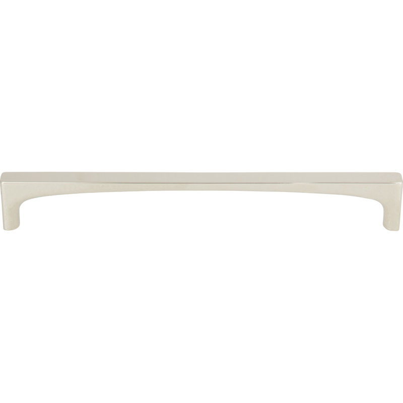 Riverside Bar pull, Polished Nickel, 7 9/16"
