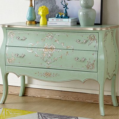Commode d'appoint vintage grande capacité
