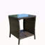 Table basse d'extérieur 1 table basse avec verre trempé transparent-1704070104