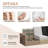  76.5" Upholstered Sofa Couch-817280121