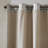 Knitted Jacquard Damask Total Blackout Grommet Top Curtain Panel(Only 1 Pc Panel)-1104596529-1104596527