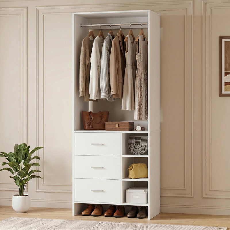 29.5 '' W Closet System with Drawers, White